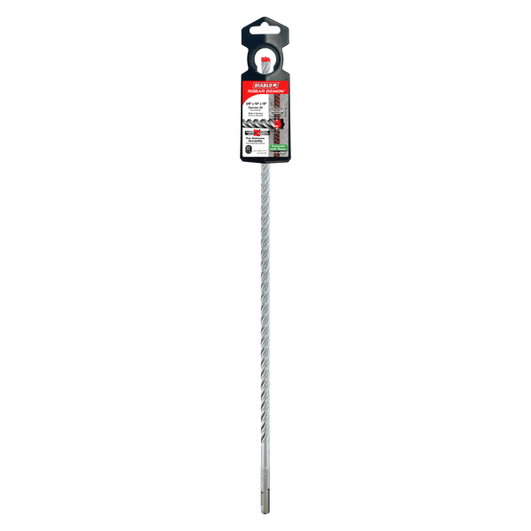 Diablo 3/16" x 12" Rebar Demon SDS-Plus 4-Cutter Full Carbide Head Hammer Drill Bit