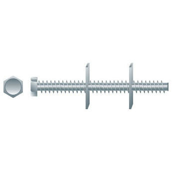Intercorp 1/4"-20 x 3-1/2" Hex Draw Bolt, Steel - 500 Qty