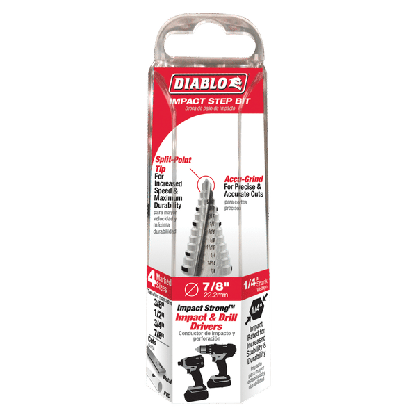 Diablo 3/8" x 7/8" Impact 12-Step Drill Bit