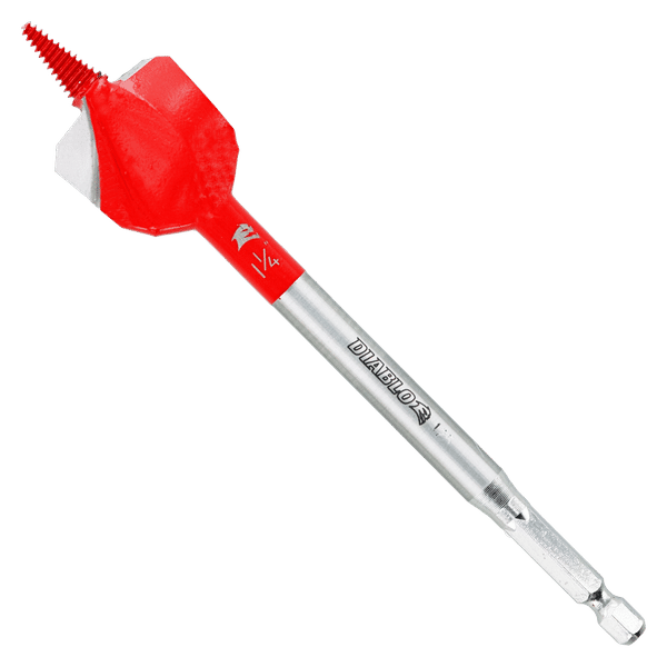 Diablo 1-1/4" x 6" Demo Demon Spade Bit for Nail-Embedded Wood