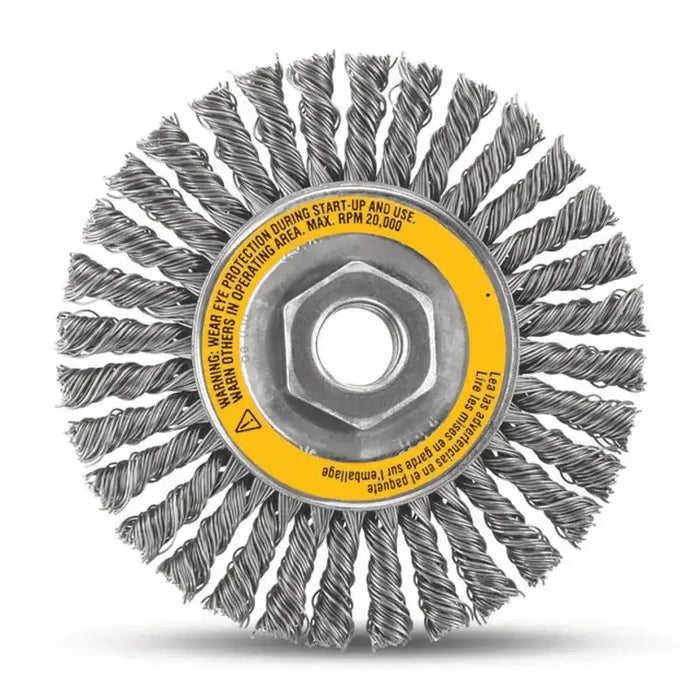 DeWalt 4" x 5/8"-11 XP Carbon Stringer Wire Wheel