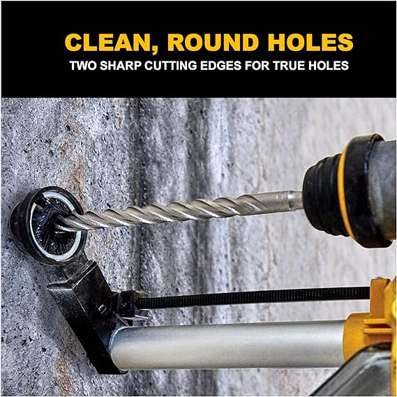 DeWalt 3/16" x 4-1/2" x 6-1/2" Rock Carbide SDS+ Hammer Bit - 25 Qty