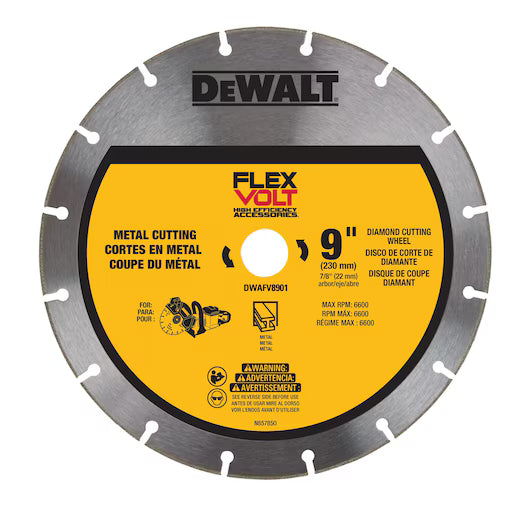 DeWalt FLEXVOLT® 9" Metal Cutting Diamond Wheel