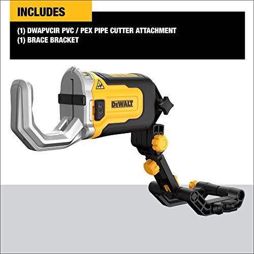 DeWalt IMPACT CONNECT 2" PVC/PEX Pipe Cutter Attachment