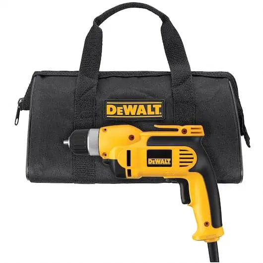 DeWalt VSR 3/8" Pistol Grip Drill with Keyless Chuck Kit
