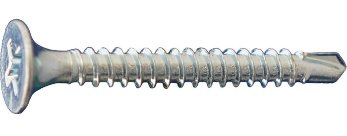 Daggerz™ 10" x 6" Phillips Bugle Head Self Drill Screws, #3 Point, Zinc - 1000 Qty