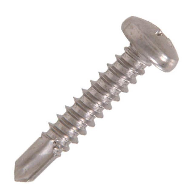  50% off Elco #10-16 x 3/4 inch Dril-Flex structural self-drilling screws with #2 Phillips pan head, alloy steel, silver Stalgard coating