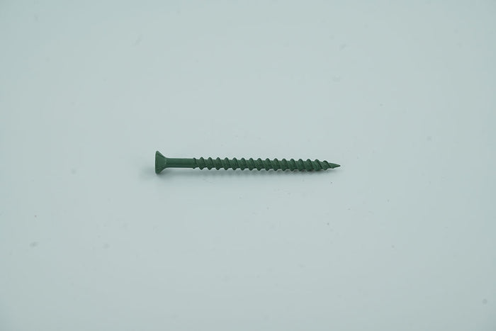 Muro #8 X 2-1/2" Twinfast Coarse Thread Screw, Flat Head W/ Nibs, #2 Square Drive, Sharp Point Screw Tip, Mt 2500 Coating - 1500 Pcs