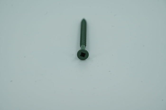 Muro #8 X 2-1/2" Twinfast Coarse Thread Screw, Flat Head W/ Nibs, #2 Square Drive, Sharp Point Screw Tip, Mt 2500 Coating - 1500 Pcs