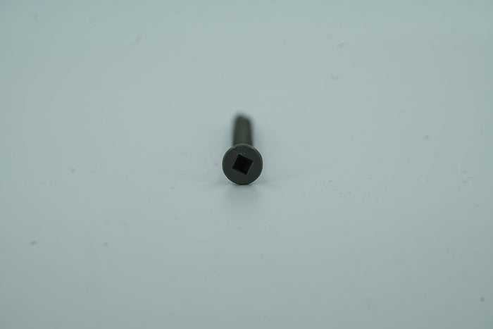 Muro #8 X 2-1/2" Twinfast Coarse Thread Screw, Flat Head, #2 Square Drive, Type 17 Screw Tip, Epoxy Shield Guard Coating, Gray Coil - 1800 Pcs