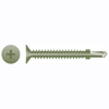 Intercorp #8 x 1-5/8" Phillips Flat Head Nibs and Wings Fiber Board Self Drilling Screws, Ruspert Coating - 4000 Qty