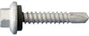 Daggerz™ 14" x 3" Hex Flange Head Self Drill Screws with Rubber Washer, #3 Point, Dagger-Guard Coating - 1000 Qty