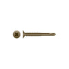 Intercorp #10-16 x 2-1/2" Phillips/Square Drive Flat Head Pilot Point Self-Drilling Screws, WAR - 1500 Qty