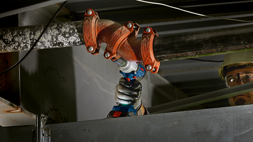 Bosch 18V Brushless 1/2" Mid-Torque Impact Wrench with Friction Ring, (Bare Tool)