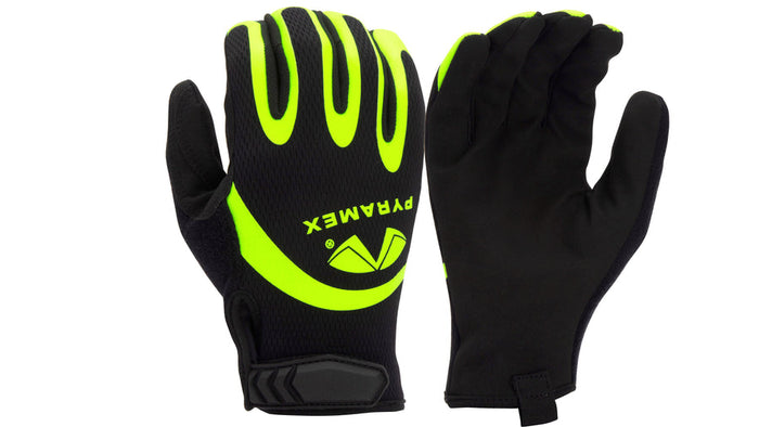 Pyramex Synthetic Leather Touchscreen Capability Cut A1 Work Gloves - GL105HTXL