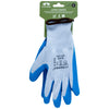 Pyramex 10 Gauge Grinkle Latex Palm Coated Cut Resistant Work Gloves - Hangtag - S