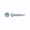 Intercorp #14 x 4" Unslotted Indented Hex Washer Head Self Drilling Screws, Zinc-Plated - 500 Qty