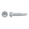 Intercorp #12 x 7/8" Unslotted Indented Hex Washer Head Self Drilling Screws, #4 Point, Strong-Shield - 4000 Qty