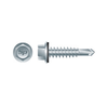 Intercorp #14 x 1-3/4" Unslotted Indented Hex Washer Head Self Drilling Screws with Bonded NEO-EPDM Washer, Zinc - 1500 Qty