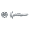 Intercorp #14 x 2-1/2" Unslotted Indented Hex Washer Head Self Drilling Screws with Bonded NEO-EPDM Washer, Strong Shield - 1000 Qty