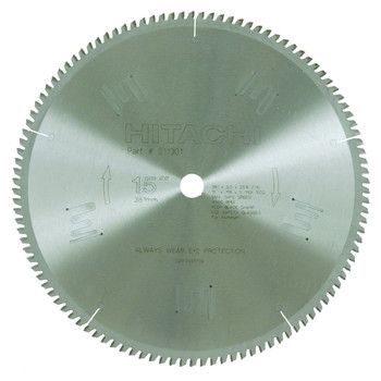 Hitachi 15" x 1" 110-Teeth Metal Cutting Saw Blade - 50% Off