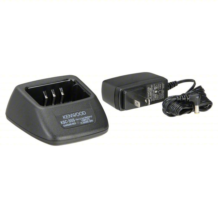 Kenwood Fast Rate Single Unit Charger for Lithium-Ion Battery - Black