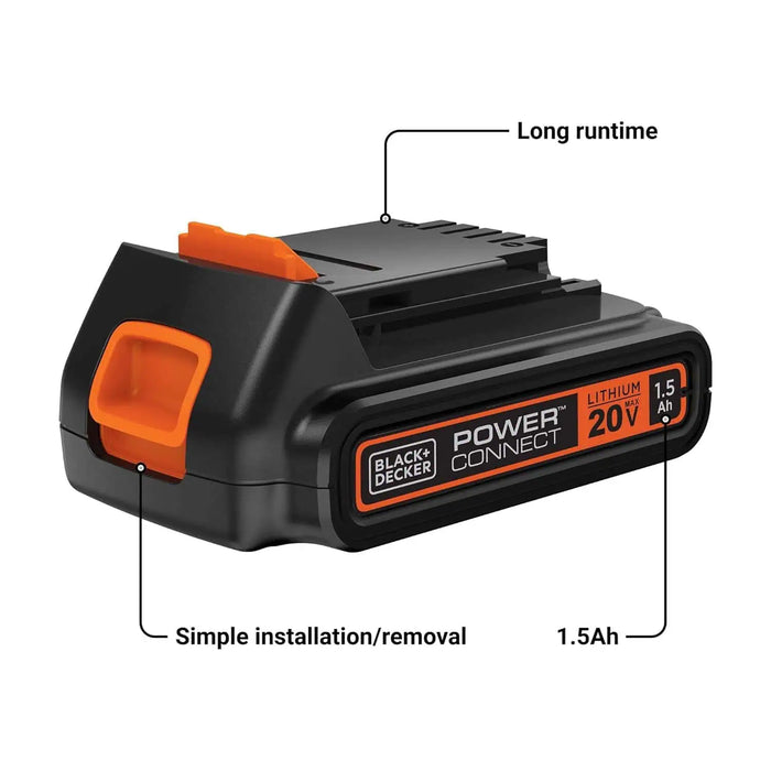 DeWalt BLACK+DECKER 20V Max Lithium-Ion 1.5Ah Battery
