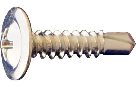 Daggerz™ 10" x 5" Phillips Modified Truss Wafer Head Self Drill Screws, #3 Point, Zinc - 1000 Qty