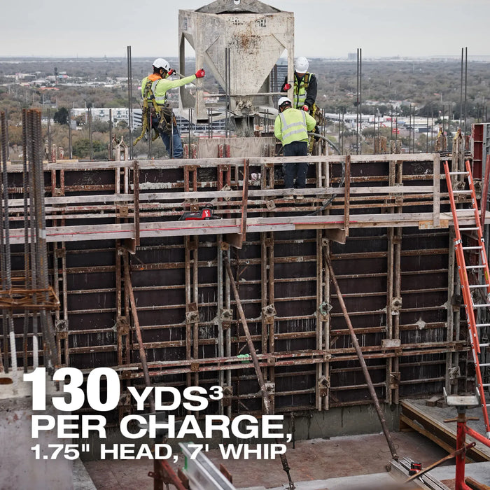 Milwaukee MX FUEL 17.2" High Cycle Concrete Vibrator Kit