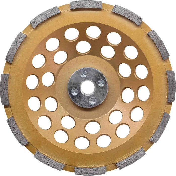 7" Low-Vibration Diamond Cup Wheel, Single Row