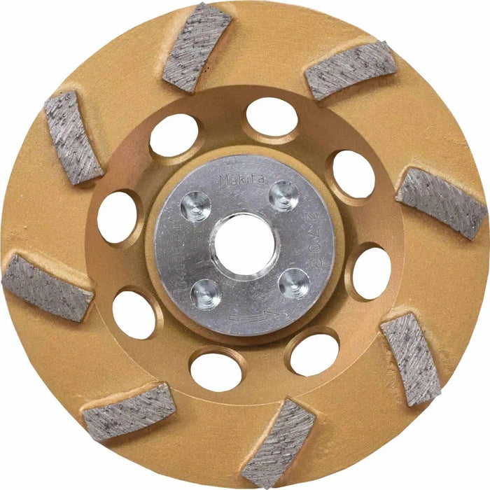 Makita 4-1/2" Turbo 8-Segment Low Vibration Diamond Cup Wheel