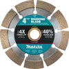 Makita 4-1/2" Segmented Rim Diamond Blade