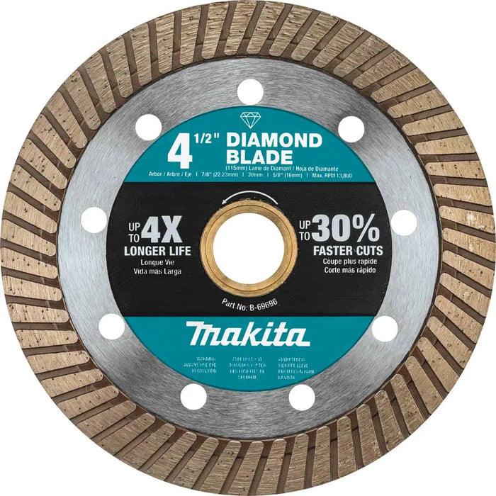 Makita 4-1/2" Turbo Rim Diamond Blade