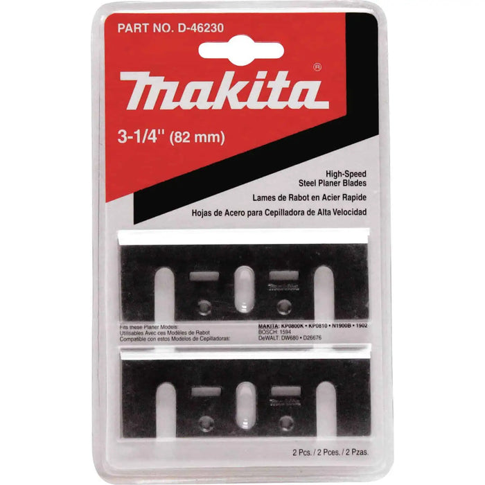 Makita 3-1/4" High-Speed Steel Planer Blade - 2/Pack
