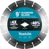 Makita 9" Segmented Rim Diamond Blade