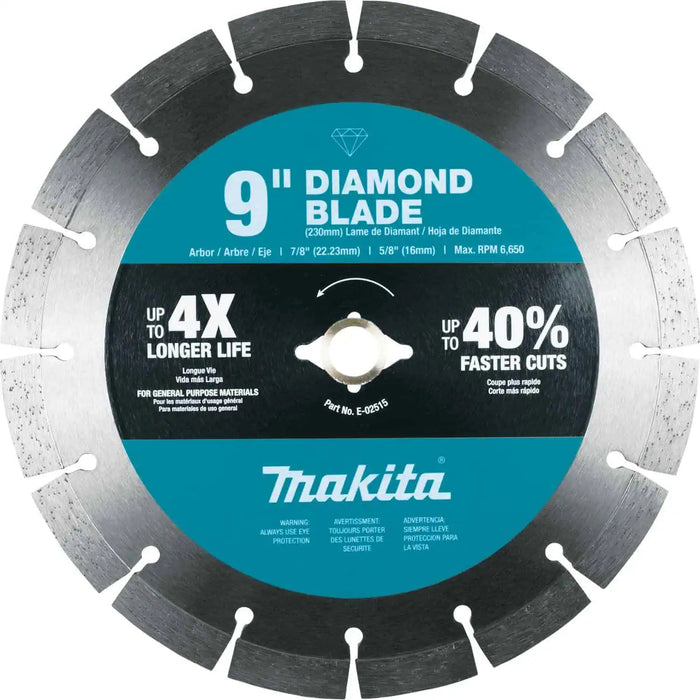 9" Diamond Blade, Segmented, General Purpose