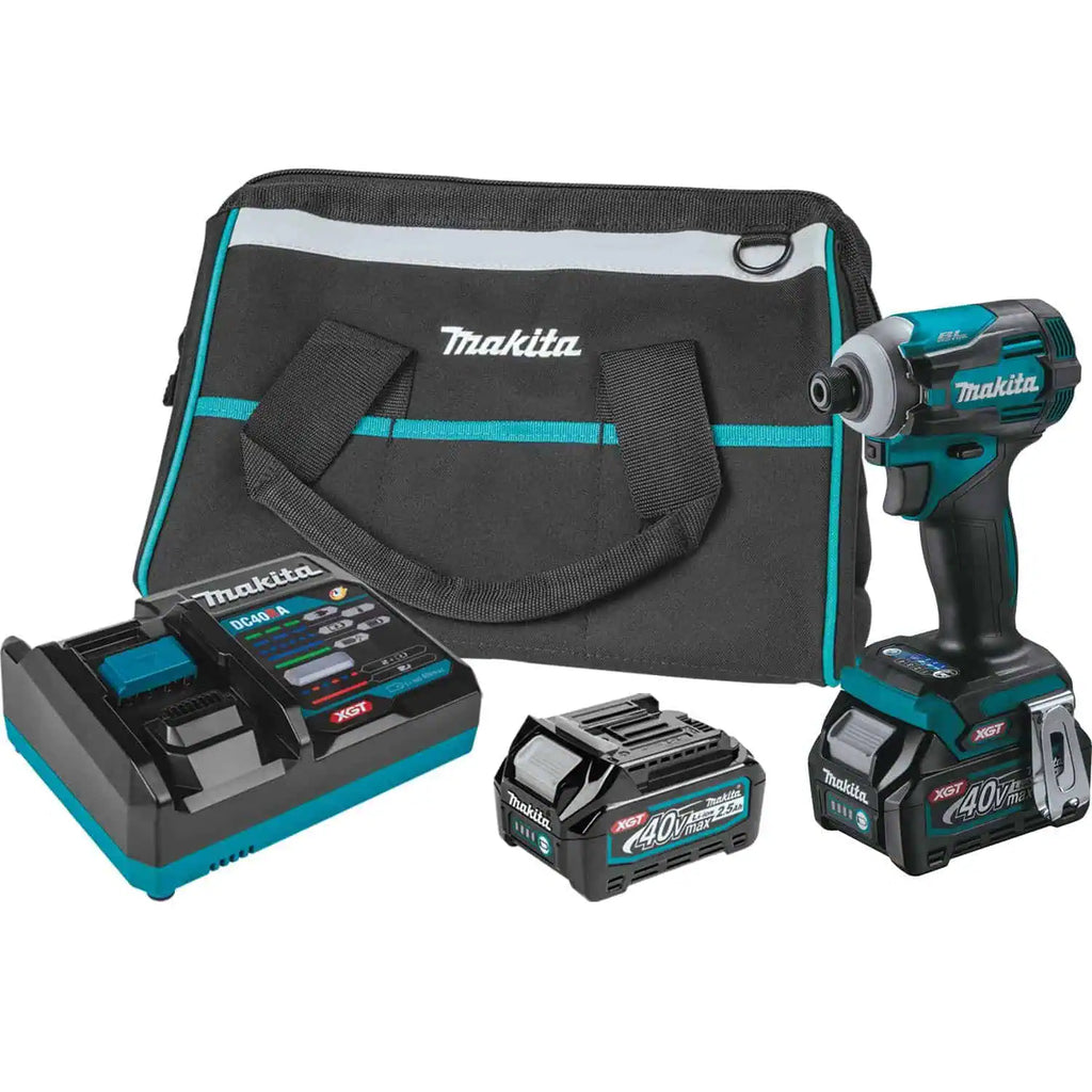 Makita GDT01D 40V Max XGT Cordless 4-Speed Impact Driver Kit 2.5Ah
