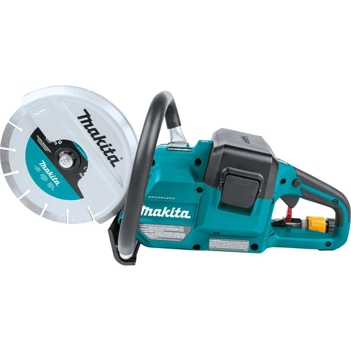 Makita 36V (18V X2) LXT‚® 9" Power Cutter Kit with Electric Brake and 4 Batteries, 5.0 Ah