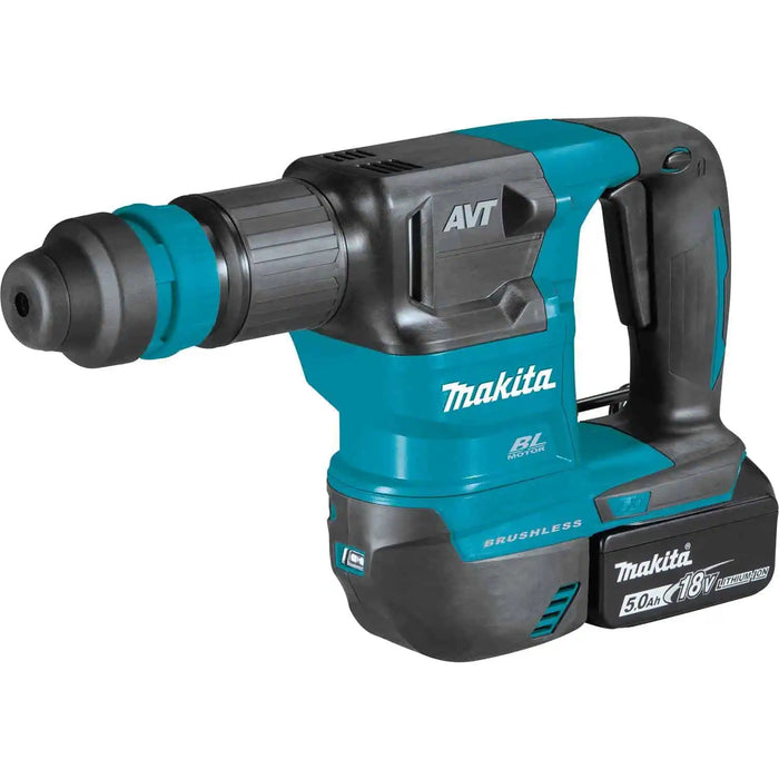 Makita 18V LXT‚® Cordless SDS-PLUS AVT‚® Power Scraper Kit, 5.0Ah