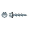 Intercorp #10 x 1" Slotted Indented Hex Washer Head Self-Piercing Screws with Bonded NEO-EPDM Washer, Zinc Plated - 3000 Qty