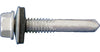 Daggerz 12-24" x 1-1/2" Hex Washer Head Self Drill Screws with Bonded Washer Silver - 2000 Qty