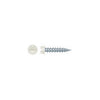 Intercorp #8 x 1/2" Slotted Indented Hex Washer Head Self-Drilling Screws, White, Zinc - 15000 Qty
