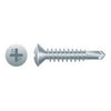 Intercorp #8 x 3/4" Phillips Oval Head Type 2 Self-Drilling Screws, Zinc Plated - 10000 Qty
