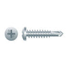 Intercorp #8 x 1-1/2" Phillips Pan Head Type 2 Self-Drilling Screws, Zinc Plated - 5000 Qty