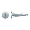 Intercorp #10 x 1" Phillips Pancake Head Type 3 Self-Drilling Screws, Strong-Shield - 5000 Qty