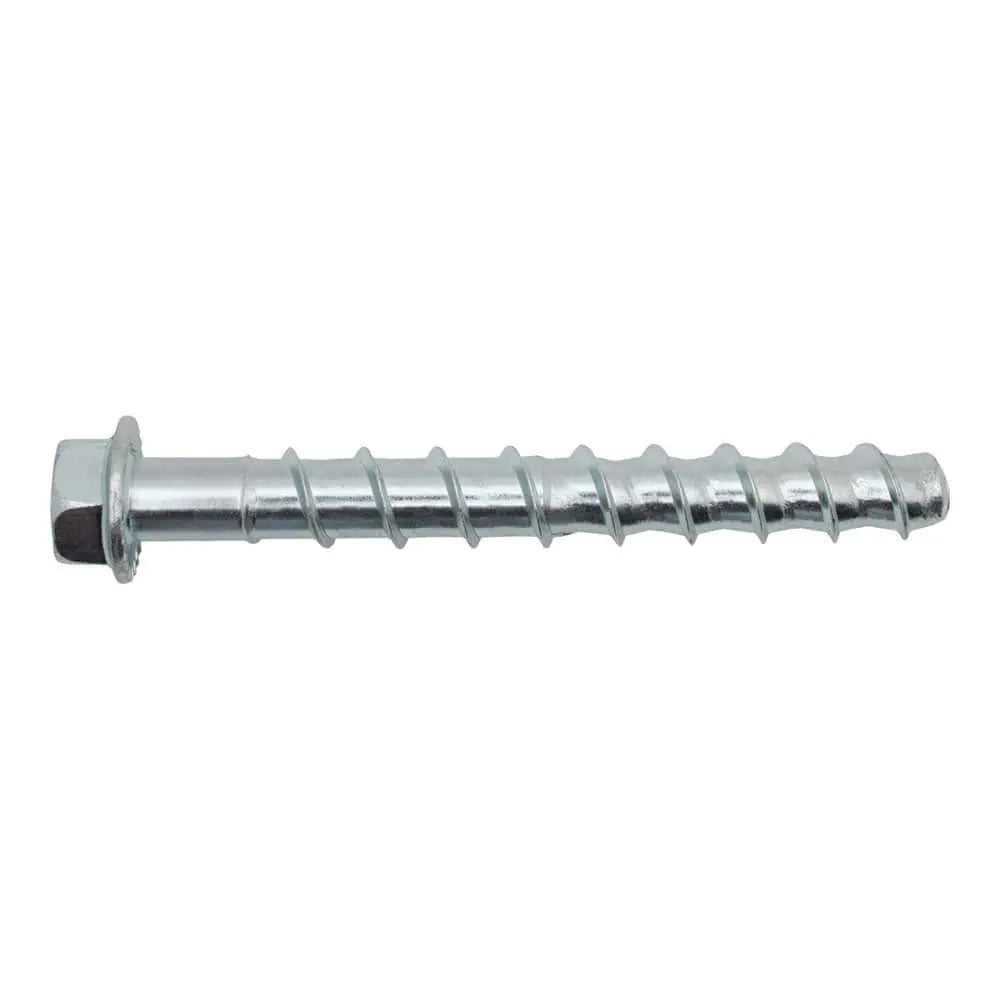 DEWALT Screw-Bolt+ Concrete Screw Anchor, 3/8" x 4", Hex Washer Head, Galvanized, 50-Pack