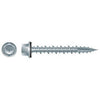 Intercorp #10 x 2" PoleGripper Unslotted Indented Hi-Hex Washer Head Roofing Screws with Shoulder and EPDM Bonded Washer, 304 Stainless Steel - 2000 Qty