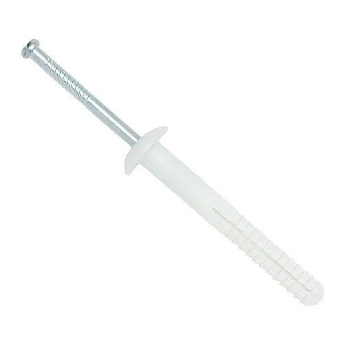 DeWalt NYLON NAILIN‚® 1/4" x 1-1/2" SS Mushroom Head Nail Anchor - 100 Qty