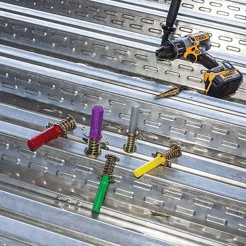 DeWalt BANG-IT‚®+ 5/8" Multi Cast-In-Place Concrete Insert Anchor, Red - 50 Qty