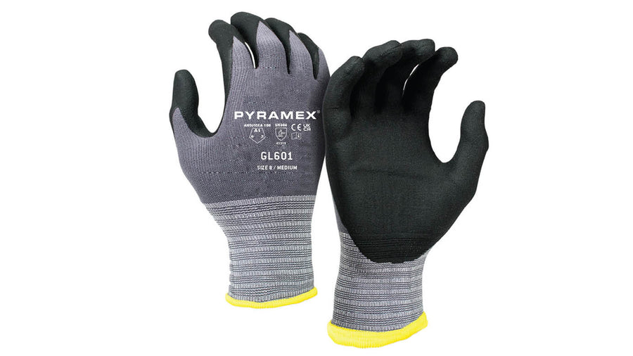 Pyramex Cut Level 1 Nitrile Dipped Gloves - S